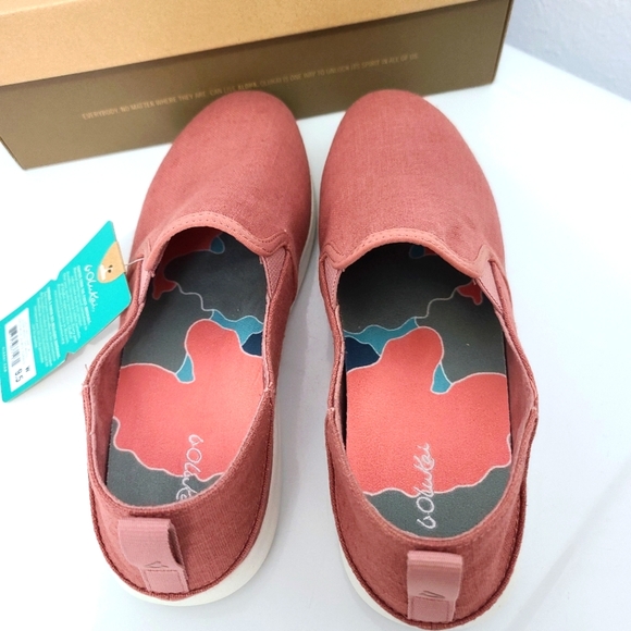 OLUKAI Hale'iwa Olona Slip-On Shoes Pink NEW - Picture 5 of 11